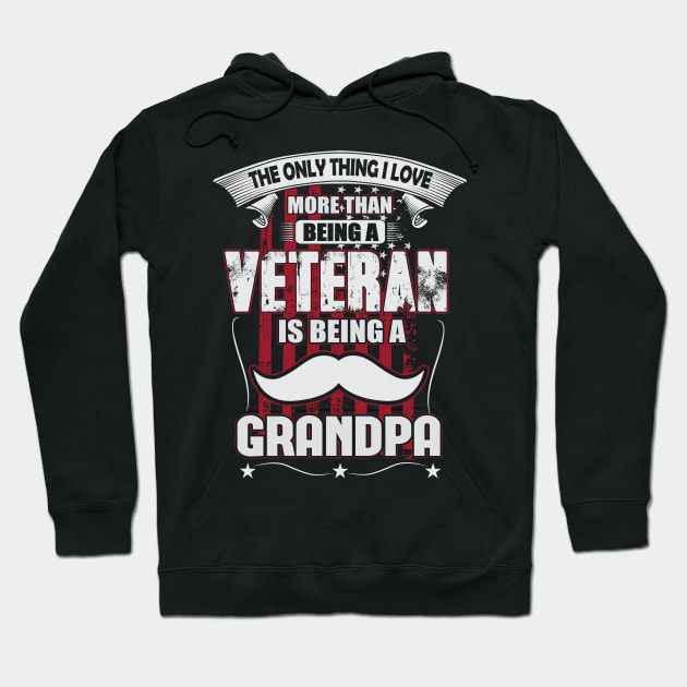 Veteran Grandpa Hoodie by ryanjaycruz